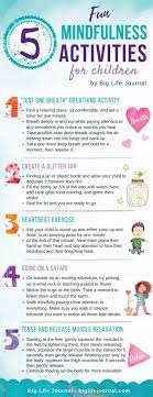 5 Fun Mindfulness Activities For Kids Mindfulness Activities Mindfulness For Kids Coping Skills