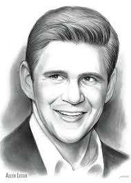 Allen Leech Greeting Card by Greg Joens