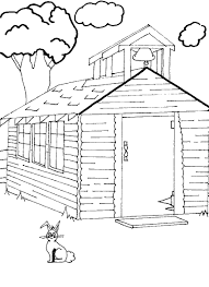 To download our free coloring pages, click on the house symbol you'd like to color. Coloring Pages School House One Room Schoolhouse Wyoming Free Page Template Preschool Ideas School House Clip Mommaonamissioninc Sheet Colouring For Relax