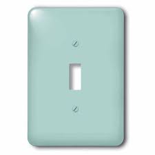 3drose Plain Mint Blue Solid Color Light Turquoise Grey Gray Modern Contemporary Simple Pastel Teal Single Toggle Switch Walmart Com Light Switch Covers Diy Light Switch Covers Toggle Light Switch