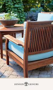 Ipe Wood Outdoor Deep Seating From Jensen Leisure In 2020 Deep Seating Outdoor Furniture Sets Patio Seating