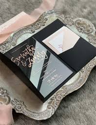 The thick black frame around the edge gives it a more memorable vibe. These Are The Coolest Diy Ideas With Acrylic Wedding Invitation Cards Elegantweddinginvites Com Blog