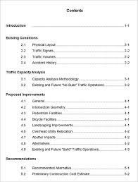Best photos of sample apa table of contents examples apa. Table Of Contents Wild Country Fine Arts