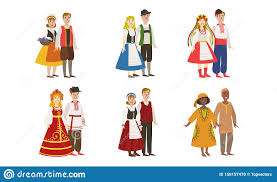 België heeft zich in poule b dankzij twee overwinningen al geplaatst voor de achtste finales. Folkkostuums Van Diverse Landen Denemarken Oekraine Rusland Duitsland Finland Nigeria Vector Voor Mannen En Vrouwen Vector Illustratie Illustration Of Verschillend Kinderen 158157470