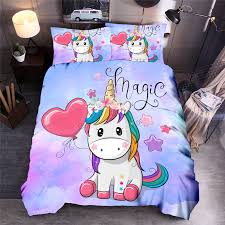 Diviértete en la fiesta sorpresa de un hermoso unicornio o construye tu. 50 Off Comprar Juego De Cama Unicornio Dibujos Animados Juegos Fundas Edredon Estampados Universo Reina Rey Funda Online Baratos An Overview Of Arthritis