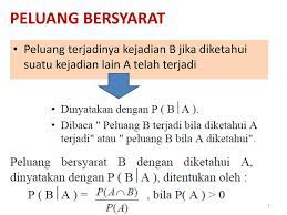 Check spelling or type a new query. Probabilitas Bersyarat Ppt Download
