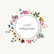 Background Flower Wedding Wedding Invitation Floral Invitation Card Flowers Love Te Floral Wreath Watercolor Floral Background Pink Pattern Background