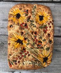 Easy Focaccia Bread Art Tutorial Recipe Focaccia Bread Bread Art Focaccia