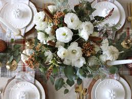 You could call this a lazy man's tablescape because it took me all of about 10 minutes to pull it together. Rustic Harvest Autumn Tablescape With Touches Of Gold Copper