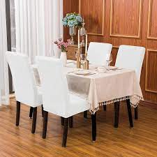 Shop our best selection of dining room chair covers & slipcovers to reflect your style and inspire your home. Buy Subrtex Dining Room Chair Slipcovers Parsons Chair Covers Sets Stretch Dining Chair Covers Removable Kitchen Chair Covers Chair Protector Covers For Dining Room Restaurant Hotel 4 Creme Online In Uae B011dqc7w8