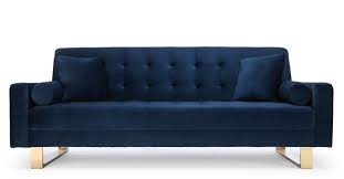 Retrouvez une sélection de teintes sublimes pour votre intérieur. Canape Convertible Design En Velours Bleu Midnight Nv Gallery