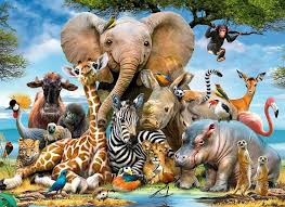 1000 Piece Jigsaw Puzzle Animal World Puzzles For Adults Kids Learning Education Walmart Com In 2021 Animals African Animals Animal Tshirt