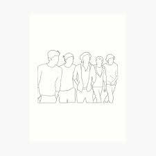 Maybe you would like to learn more about one of these? One Direction Outline Art Print By Taylorros4244 In 2021 One Direction Art One Direction Drawings Outline Art