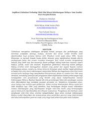 Pdf Implikasi Globalisasi Terhadap Nilai