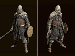 Just found out the High Page Hood and the Vagabond Knight cape colors  match. I love trying to match different armor pieces : r/Eldenring