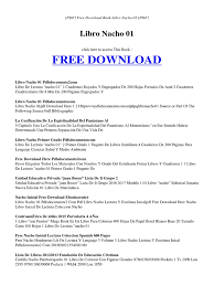 Cartilla de nacho pdf , descargar. Libro Nacho 01 Informatica Y Tecnologia De La Informacion Science