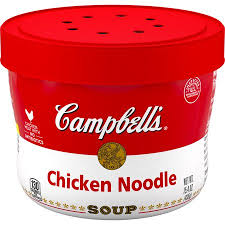 Typically, mama lin makes chicken soup with a whole chicken that she buys freshly butchered from san francisco's ladle hot chicken soup over the noodles. Walmart Grocery Campbell S Chicken Noodle Soup Microwavable Bowl 15 4 Oz