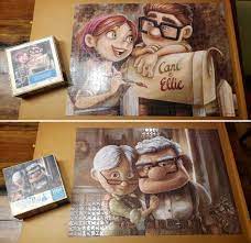 Not for children under 3 years.for ages: Disney 1000 Piece Double Sided Up Puzzle Jigsawpuzzles