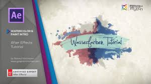Here is a great collection of after effects intro templates so you can easily to give a special effect to you video. Watercolor Paint Elements Intro After Effects Tutorial English Youtube