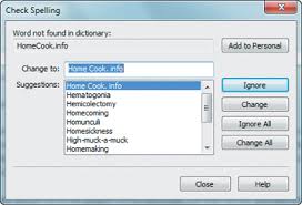 Checking Spelling Adding Text To Your Pages In Adobe Dreamweaver Cs6 Peachpit