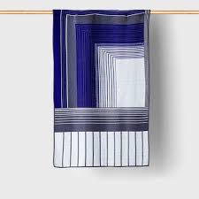 Isoline Knits By Tabula Rasa Navy Blanket Minimalist Home Decor Home Accessories