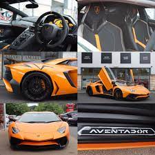 Lamborghini Aventador Lp750 4 Sv By Amari 435 000 Coupe Semi Automatic Petrol Orange Black And Orange Interior And Orange Brake Callipers