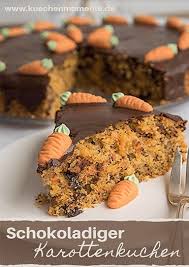 Schokoladiger Karottenkuchen Kuchenmomente Rezept Karottenkuchen Karotten Kuchen Kuchen Rezepte Einfach