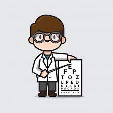 Cute Doctor Ophthalmologists In 2021 Outline Illustration Cute Doctor