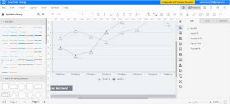 While holding down shift, click and drag from the label to the radial chart (or vice versa) to create a horizontal line. How To Make A Line Graph In Powerpoint Edrawmax Online