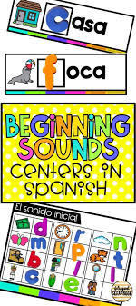 Fun Easy To Prep Centers In Spanish Beginning Sounds Word Work Kindergarten Literacy Activities Kindergarten