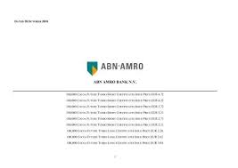 You can do all these things using the abn amro app. Abn Amro Bank N V Abn Amro Markets