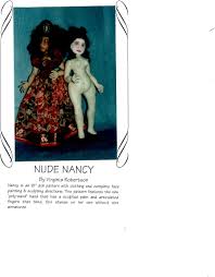 Nude Nancy Art Doll Uncut PATTERN 18 Large Naked Doll - Etsy Ireland