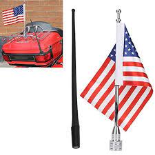 13 Inch Antenna Motorcycle Flag Pole Mount With Us American Flag For 1989 2020 Harley Davidson Electra Road Street Motorcycle Flags Flag Pole Ultra Classic