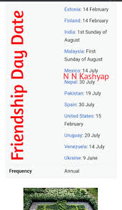 That's why national make a friend day is so important. N N Kashyap Home Facebook