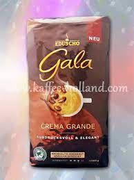 Eduscho war bis zur übernahme durch den konkurenten tchibo im jahr 1997 eine der größten kaffeeröstereien deutschlands. Eduscho Gala Crema Grande A E Stocklot Kaffee Holland