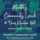 Monthly Community Lunch event image