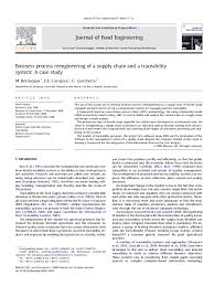 Pdf Business Process Reengineering Of A Supply Chain And A Traceability System A Case Study F Ciarapica Academia Edu