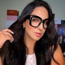 Floral Rectangle Simple Classic Retro Custom Engraving Eyeglasses