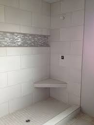 Beautiful Large Profile Tiles Really Enhance The Space Of A Walk In Shower Linen White 12x24 Gl02 5 8 Large Shower Tile Bathroom Wall Tile White Tile Shower