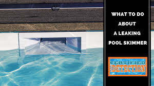 How to build and install a diy skimmer for a pool plus how to install a diy water feature. How To Fix A Leaking Pool Skimmer Certified Leak Detection