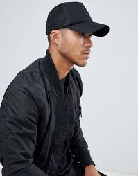 Asos Design Trucker Cap In Black Black Cap Outfit Cap Outfit Hats For Men