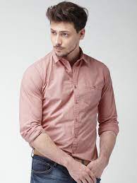 Buy Mast Harbour Men Dusty Pink Dyed Casual Shirt Shirts For Men 1352824 Myntra
