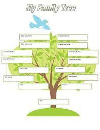 Genealogy For Kids Family Tree Notebooking Page Family Tree Family Tree Printable Family Tree For Kids