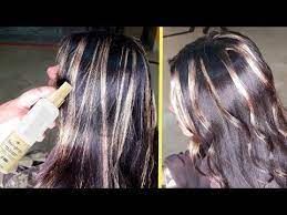 Hair Highlights At Home With Hair Color Spray In 2 Minutes Youtube Hair Highlights Hair Color Hair Color Spray