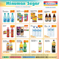 Sedia selalu minuman penyegar haus dan pemanis suasana hanya di klik indomaret. Indomaret Promo Superhemat Minuman Segar Periode 10 Facebook