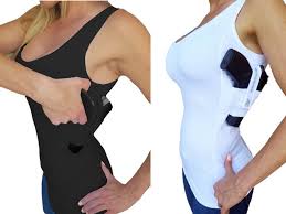 Tips for buying concealed carry clothing select the best size for your body type. Women Concealed Carry Clothing Tank Top 2pack Large Gun Holster Shirt Ccw Tactical Holster Concealed Handgun Undercover Concealed Carry Shirt Holster Tank Top Buy Online In Nicaragua At Desertcart Ni Productid 148595339