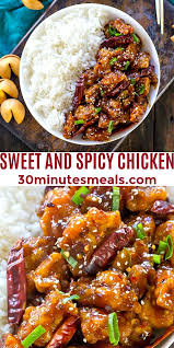 Sweet And Spicy Chicken 30minutesmeals Com Spicy Chicken Recipes Sweet And Spicy Chicken Spicy Recipes