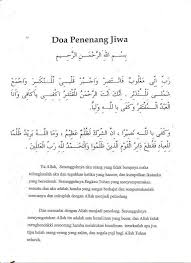 Dalam menjalani hidup, tentu tidak terlepas dar permasalahan dan cobaan yang diberikan oleh allah swt. Dua Penenang Jiwa Doa Tuhan Ketenangan