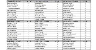 A sostituire lecce, brescia e spal, retrocesse in serie b nella stagione precedente, ci sono benevento. Calendario Di Calcio Serie A 2020 2021 Da Scaricare E Stampare Navigaweb Net