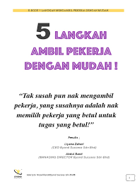 I have always been intimated to lead. 5 Langkah Ambil Pekerja Dengan Mudah